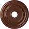 Ekena Millwork Dublin Ceiling Medallion (Fits Canopies up to 5 1/8"), 17 7/8"OD x 3 5/8"ID x 1 1/4"P, Copper Penny CM17DUCPS - alternate 1